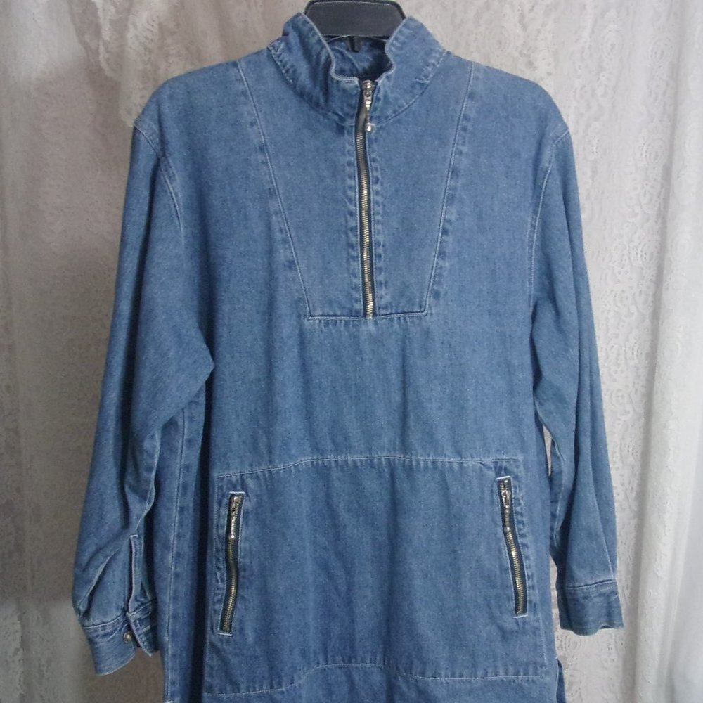 Venezia Jean Pullover Jacket Top Size 14/16